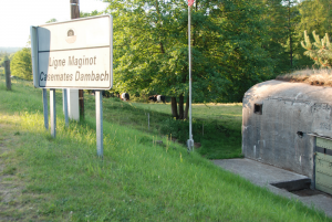 Jeden z bunkrów Linii Maginota