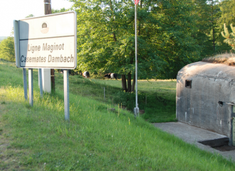 Jeden z bunkrów Linii Maginota